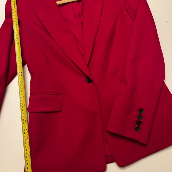 Argent Single Button Blazer in Seasonless Wool - Picture 12 of 13